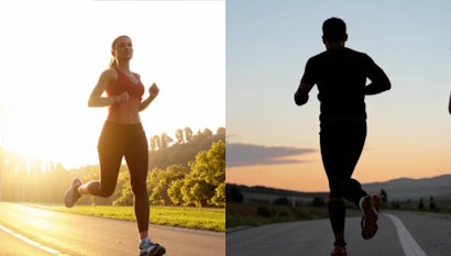 Оптимальное время для начала утренней и (или) вечерней тренировки