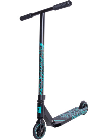 Самокат TechTeam DukeR 1.0 трюковой, черный бирюзовый